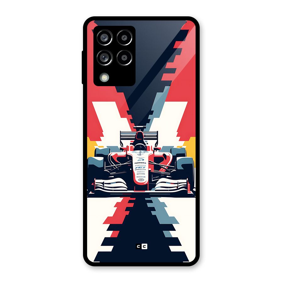 Sports One Glass Back Case for Galaxy M53 5G
