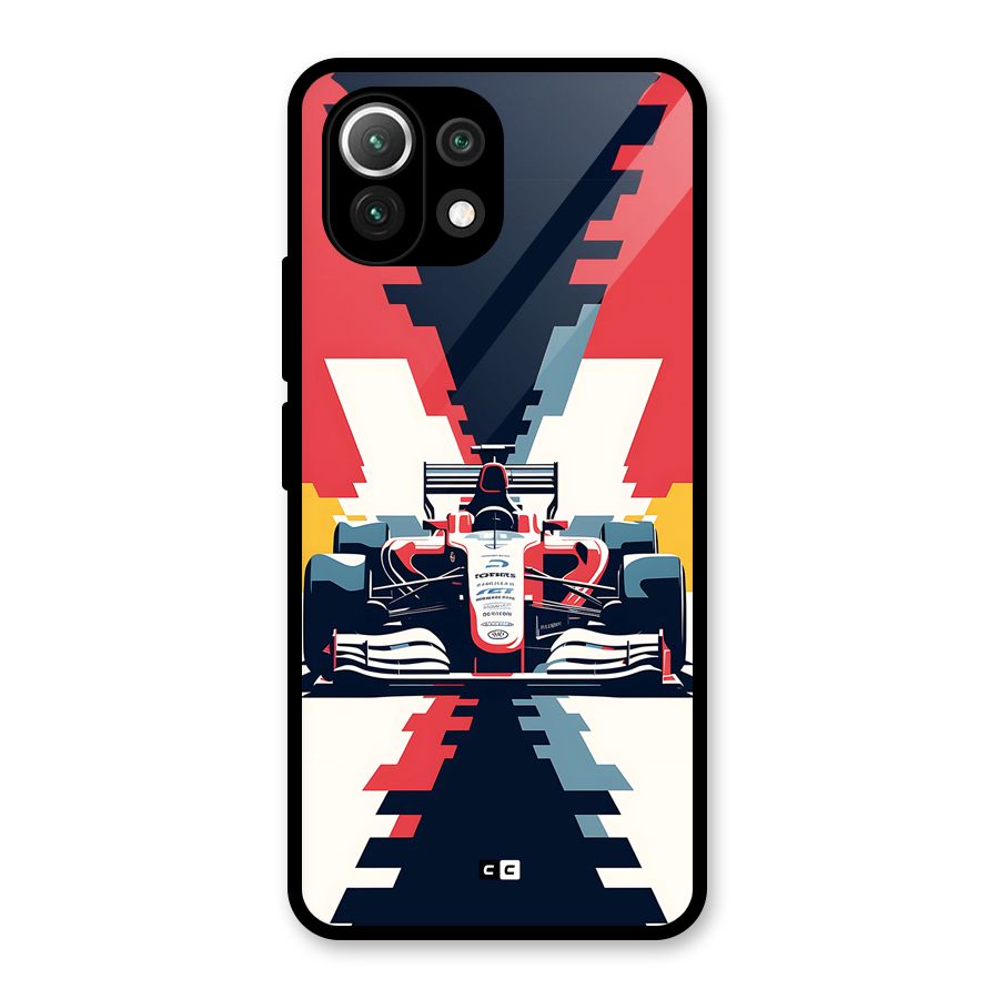 Sports One Glass Back Case for Mi 11 Lite NE 5G