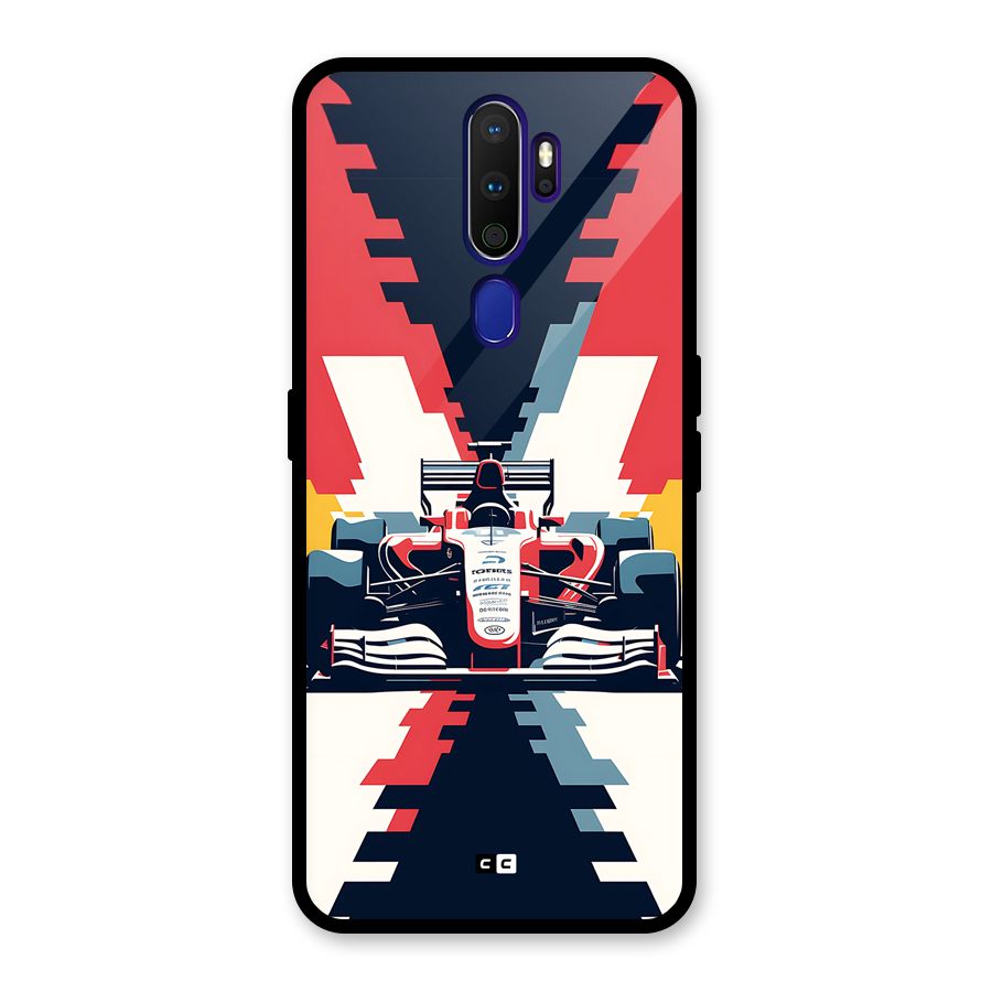 Sports One Glass Back Case for Oppo A9 (2020)