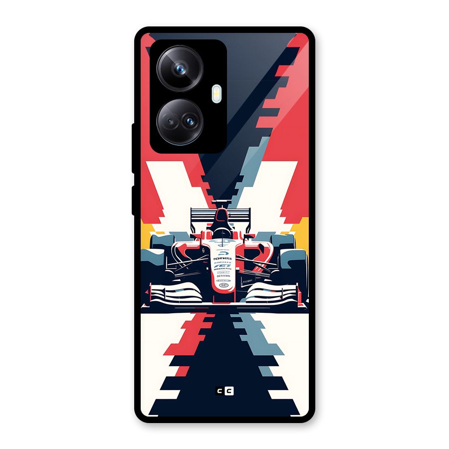 Sports One Glass Back Case for Realme 10 Pro Plus