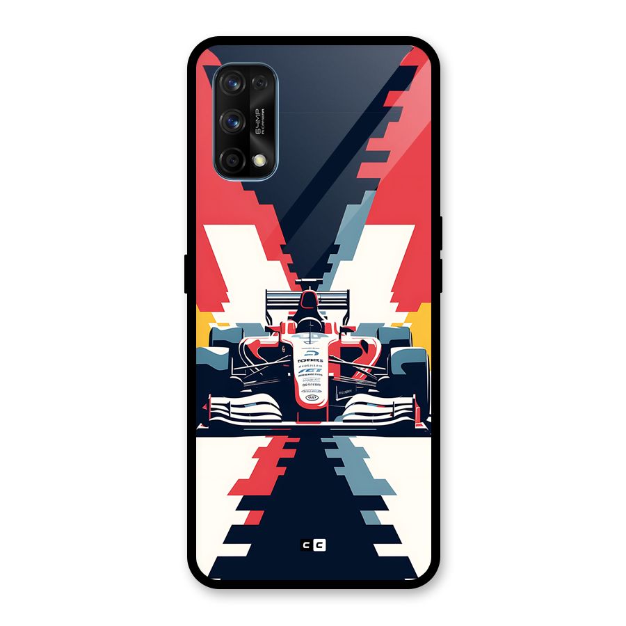 Sports One Glass Back Case for Realme 7 Pro