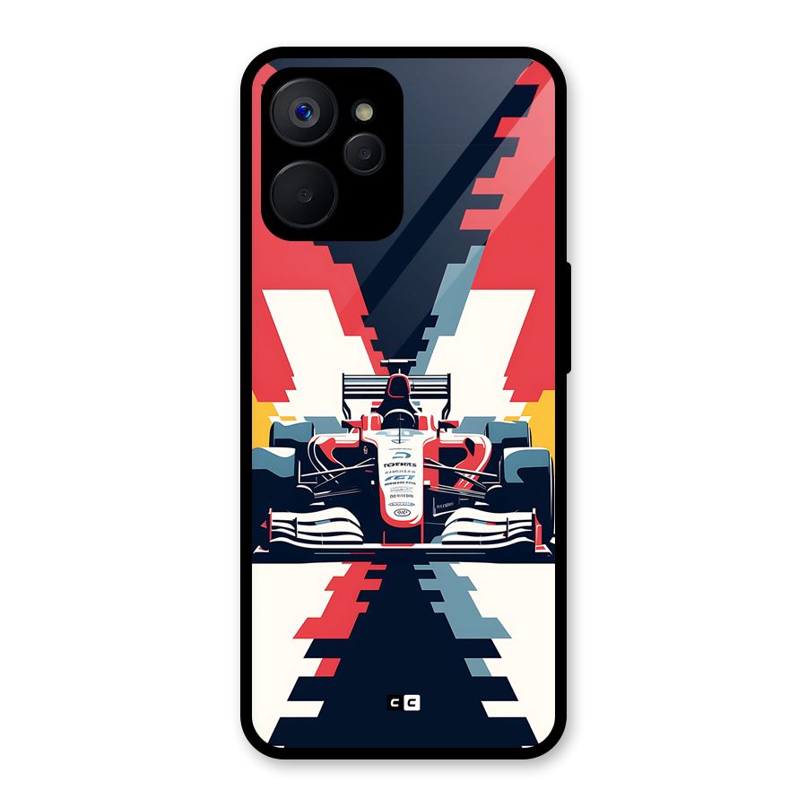 Sports One Glass Back Case for Realme 9i 5G