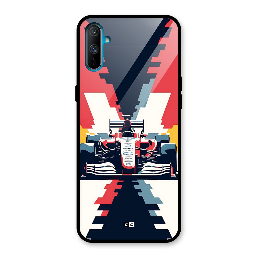 Sports One Glass Back Case for Realme C3