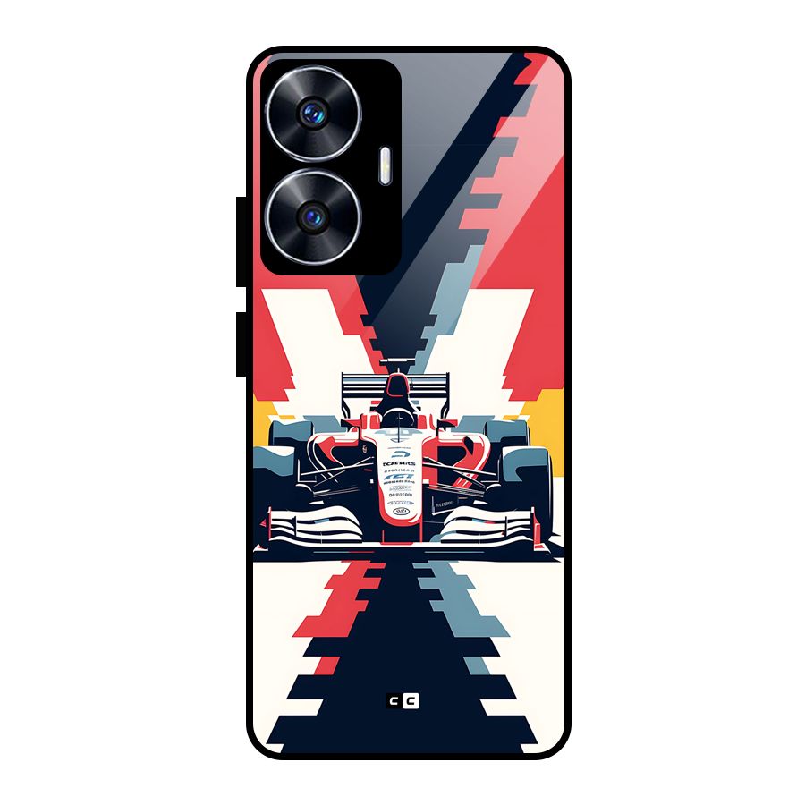 Sports One Glass Back Case for Realme Narzo N55