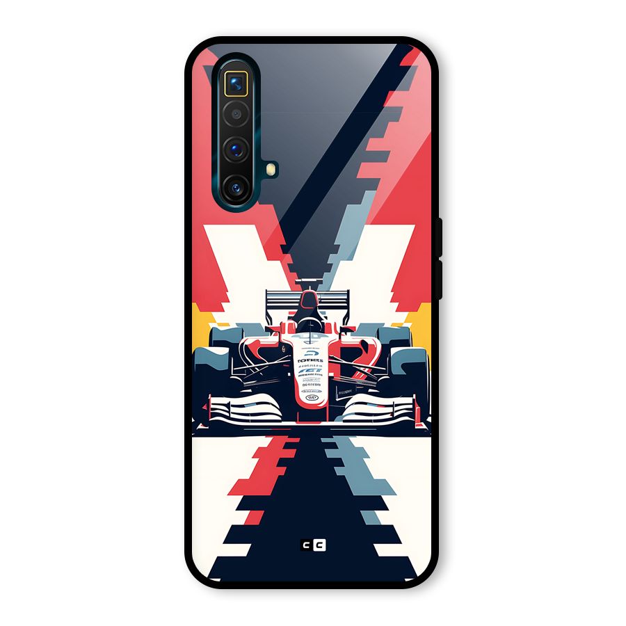 Sports One Glass Back Case for Realme X3