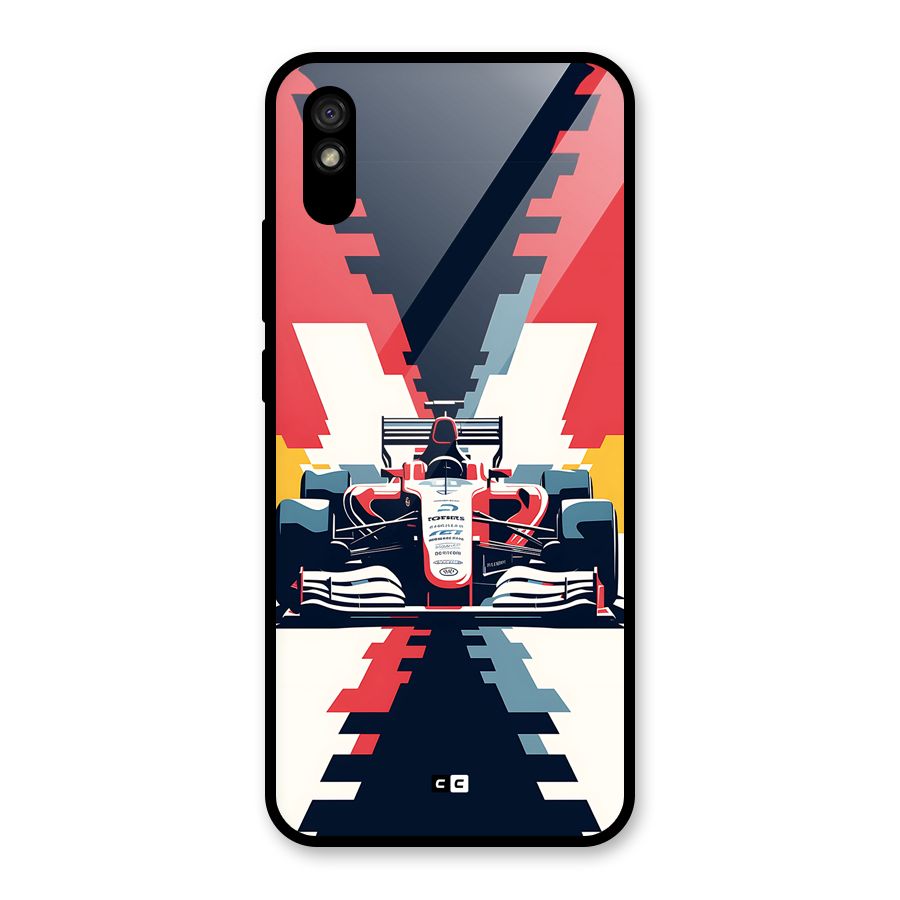 Sports One Glass Back Case for Redmi 9A