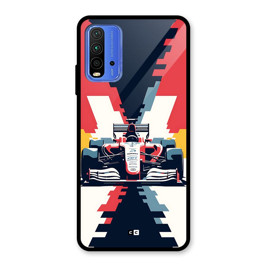 Sports One Glass Back Case for Redmi 9 Power