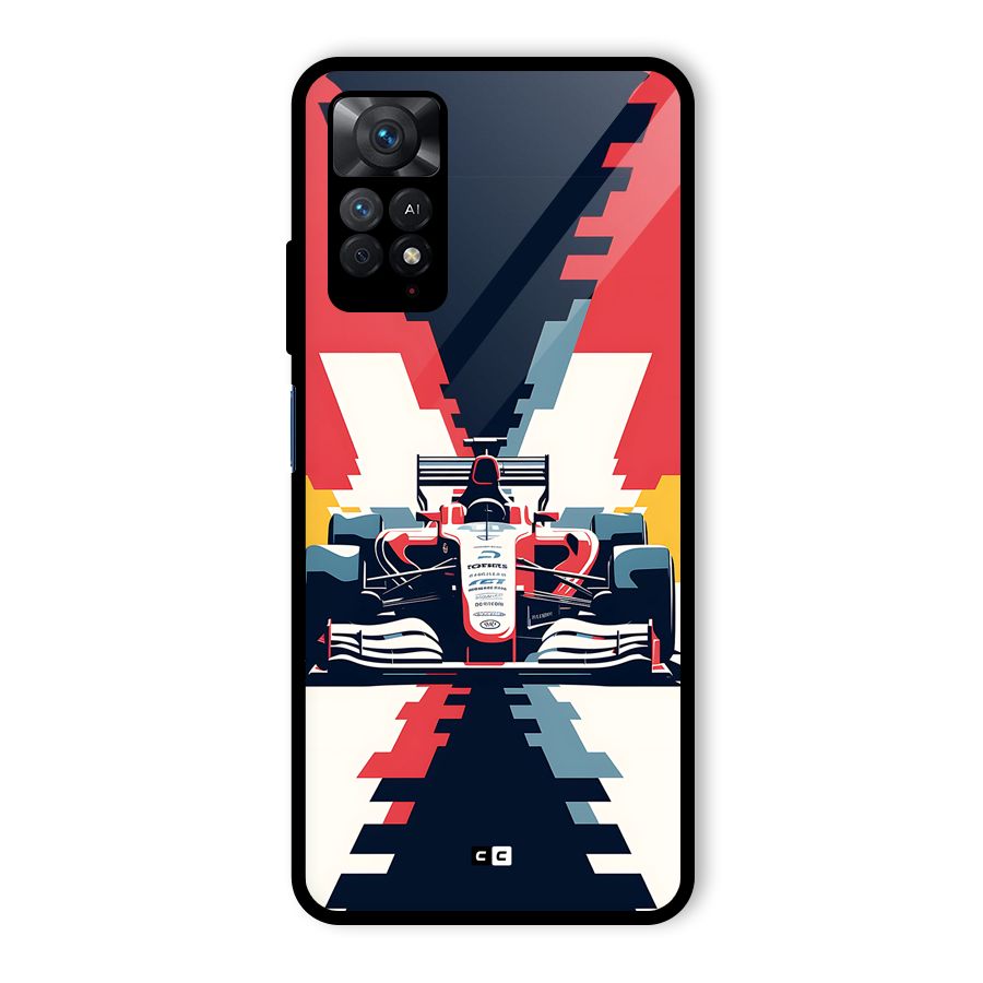 Sports One Glass Back Case for Redmi Note 11 Pro