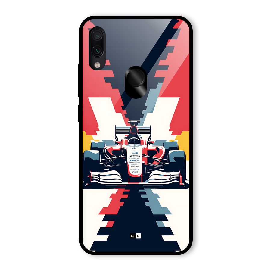 Sports One Glass Back Case for Redmi Note 7 Pro