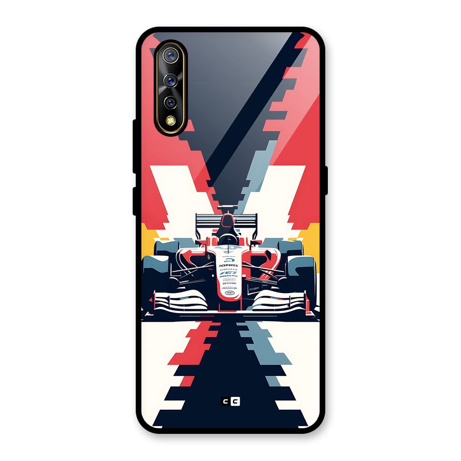 Sports One Glass Back Case for Vivo S1