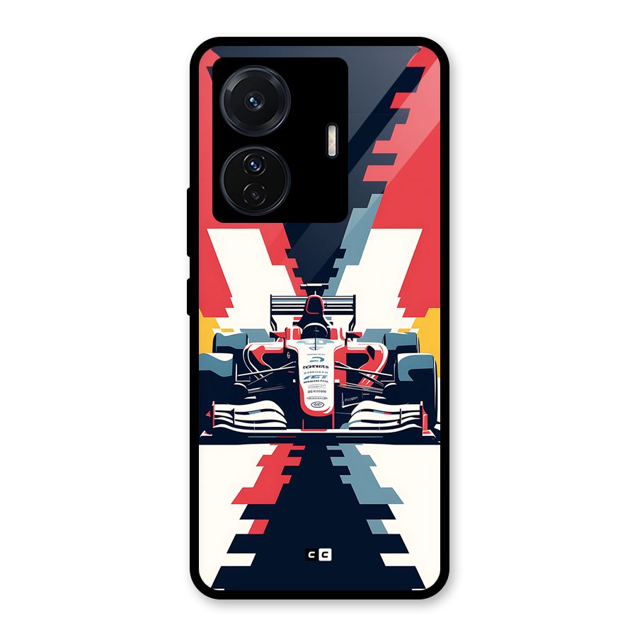 Sports One Glass Back Case for Vivo T1 Pro