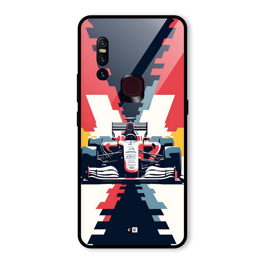 Sports One Glass Back Case for Vivo V15