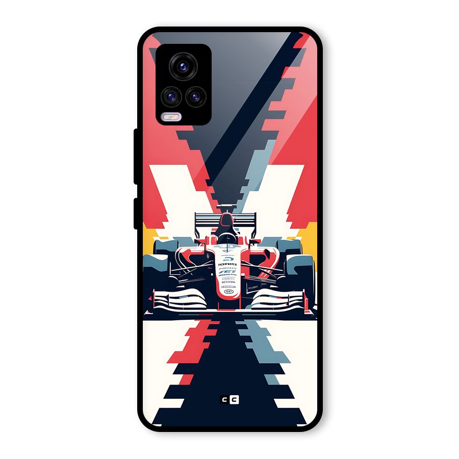 Sports One Glass Back Case for Vivo V20