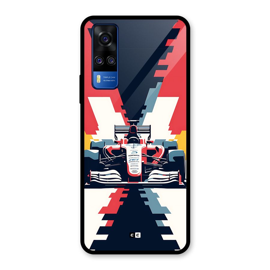 Sports One Glass Back Case for Vivo Y31