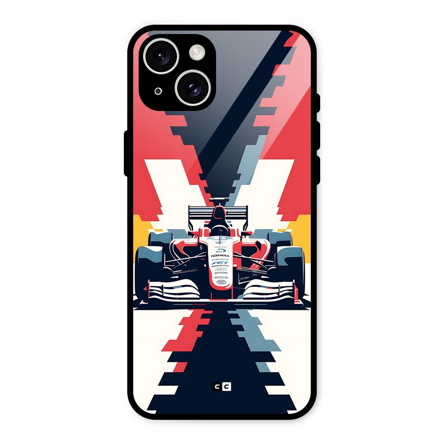 Sports One Glass Back Case for iPhone 15 Plus