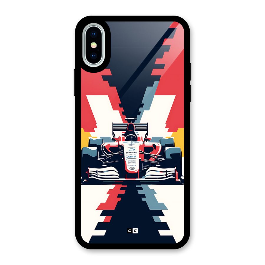 Sports One Glass Back Case for iPhone XS