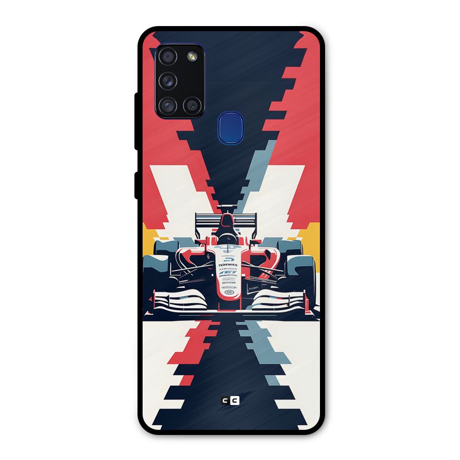 Sports One Metal Back Case for Galaxy A21s