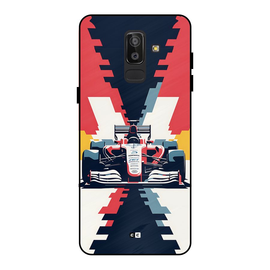 Sports One Metal Back Case for Galaxy J8