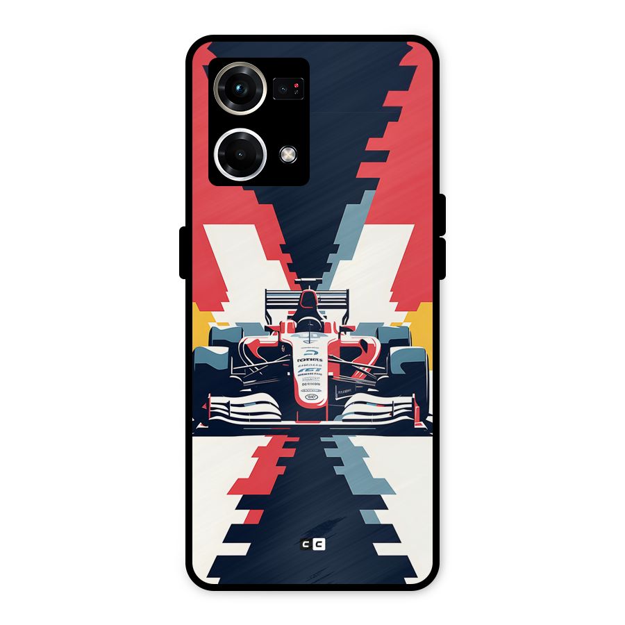 Sports One Metal Back Case for Oppo F21s Pro 4G