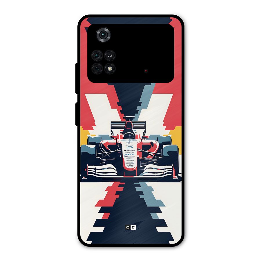 Sports One Metal Back Case for Poco M4 Pro 4G