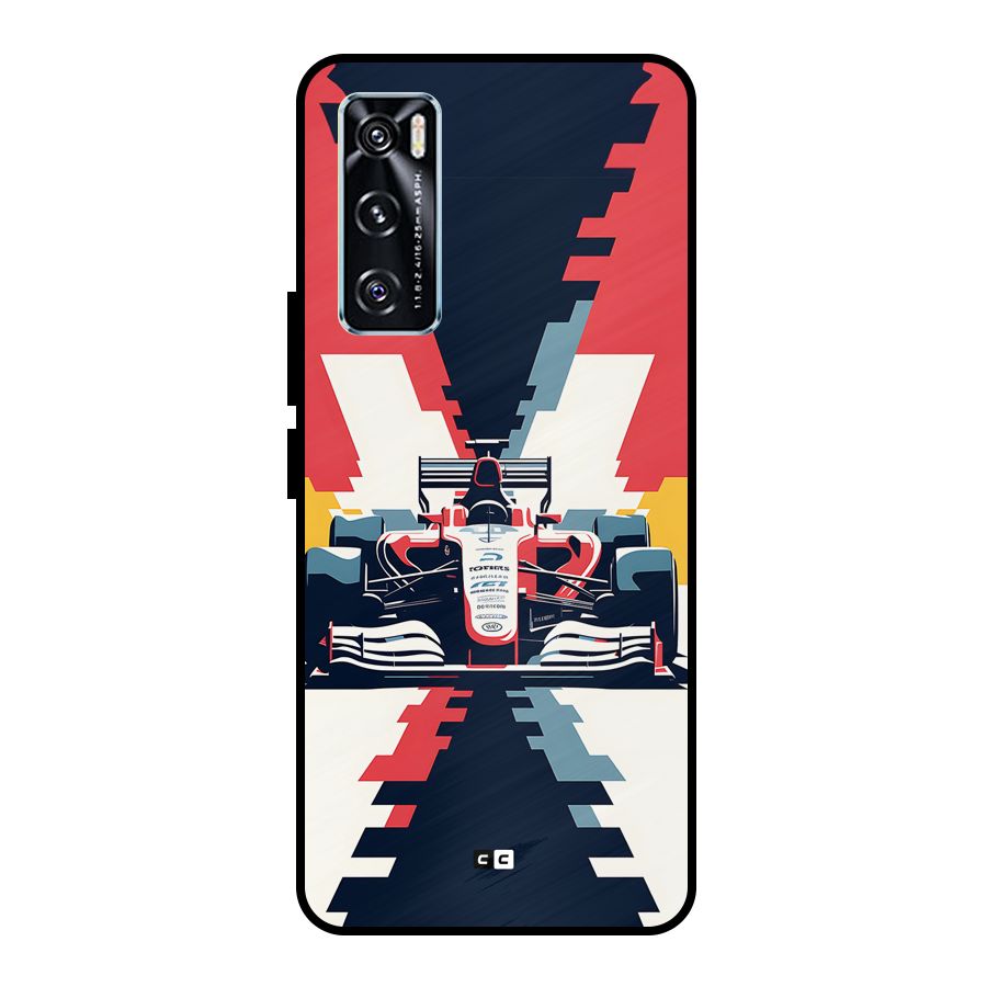 Sports One Metal Back Case for Vivo V20 SE