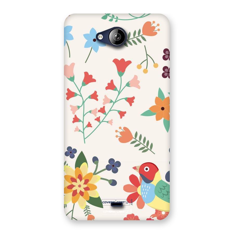 Spring Flowers Back Case for Canvas Play Q355