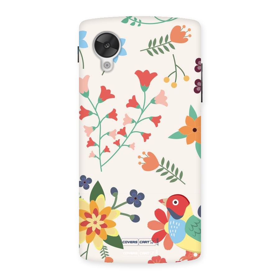 Spring Flowers Back Case for Google Nexsus 5