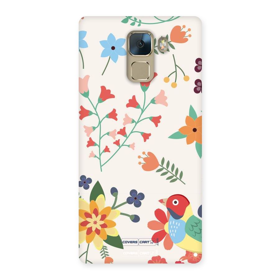 Spring Flowers Back Case for Huawei Honor 7