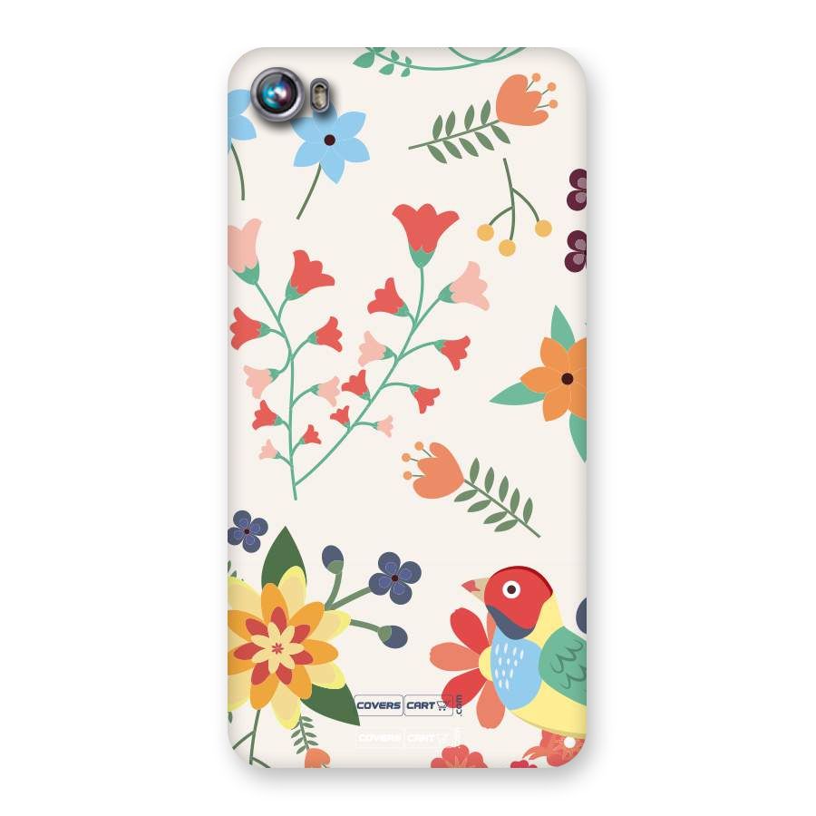 Spring Flowers Back Case for Micromax Canvas Fire 4 A107