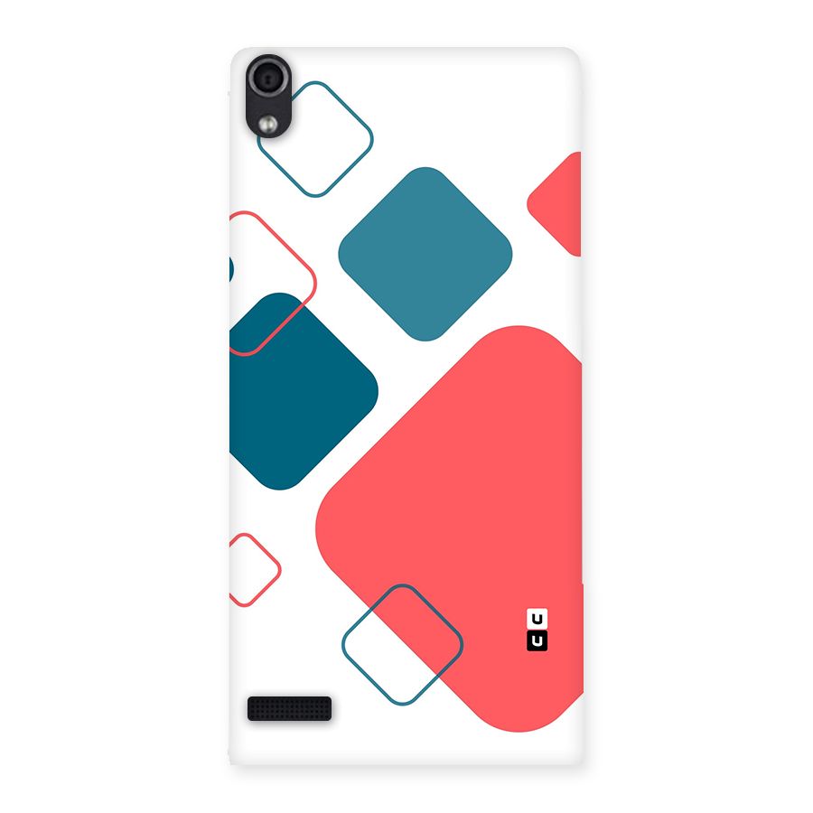 Square Pattern Beautiful Abstract Back Case for Ascend P6