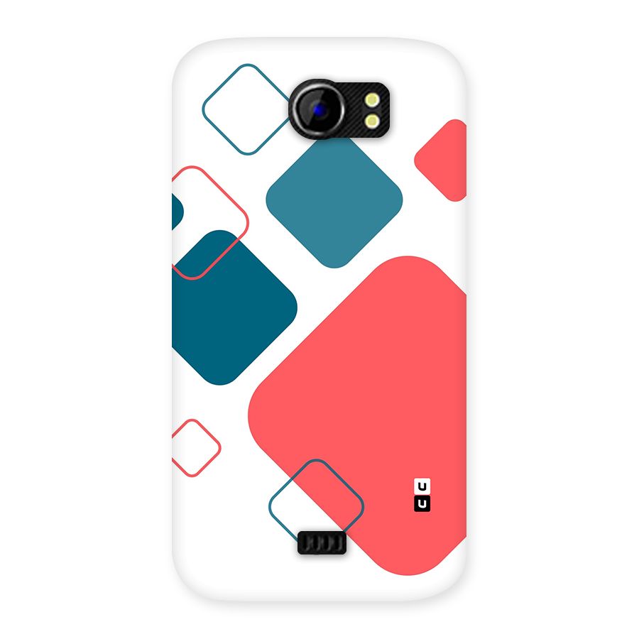 Square Pattern Beautiful Abstract Back Case for Canvas 2 A110