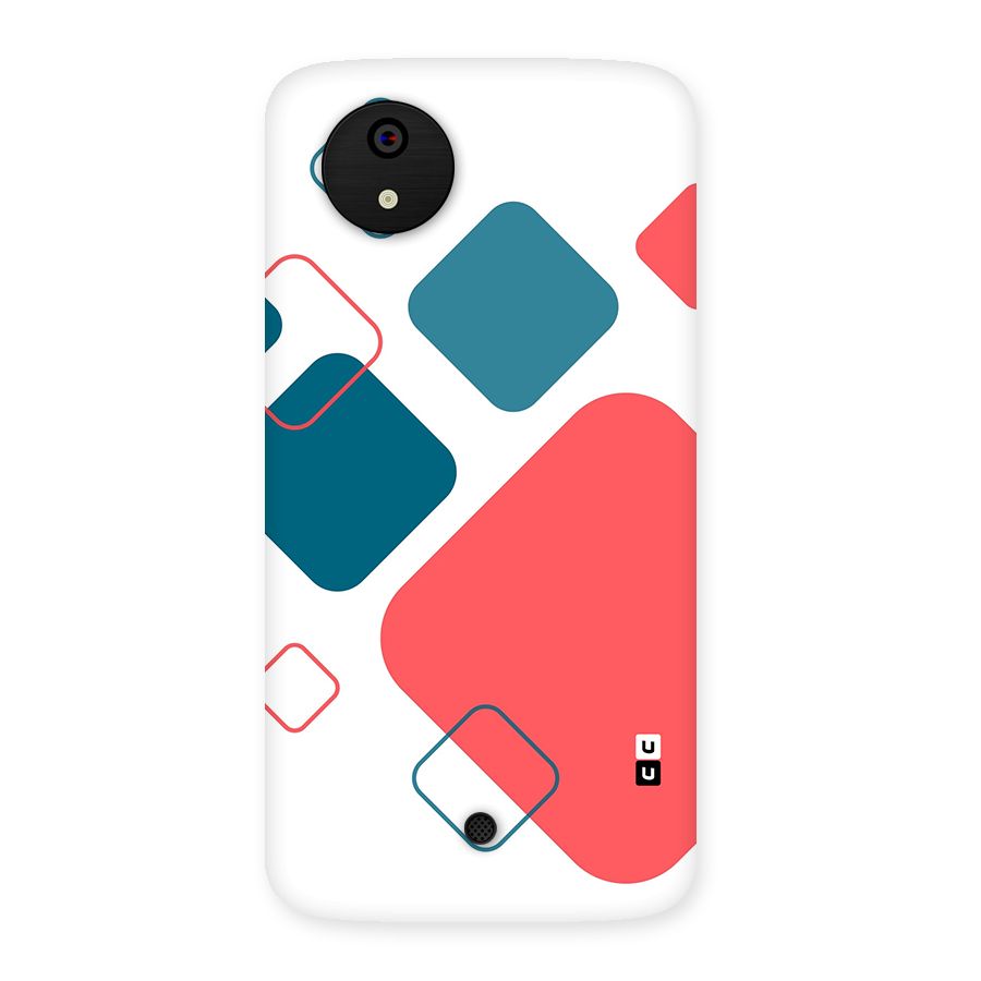 Square Pattern Beautiful Abstract Back Case for Canvas A1  AQ4501