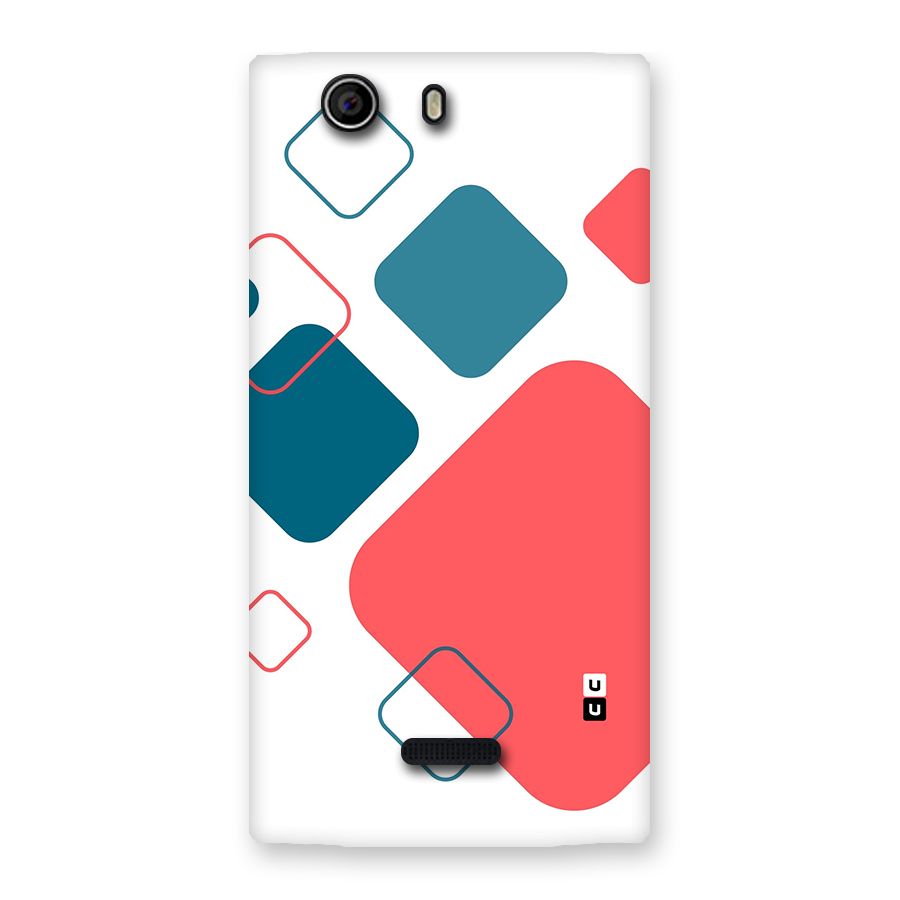 Square Pattern Beautiful Abstract Back Case for Canvas Nitro 2 E311