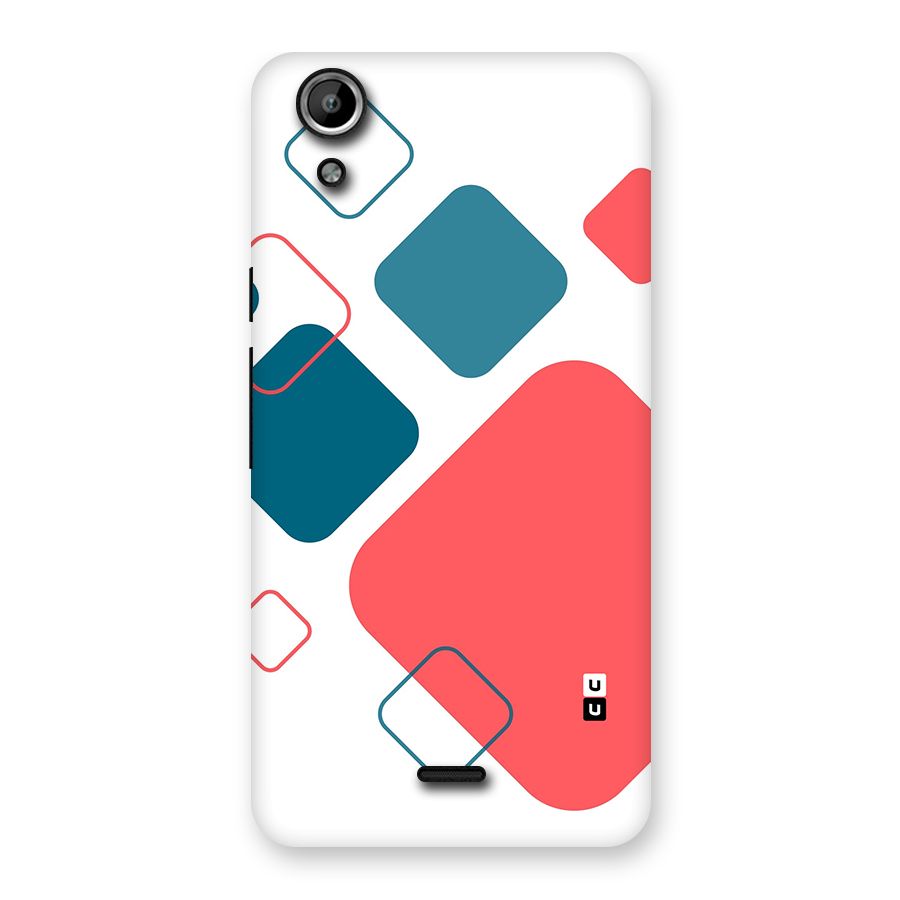 Square Pattern Beautiful Abstract Back Case for Canvas Selfie Lens Q345