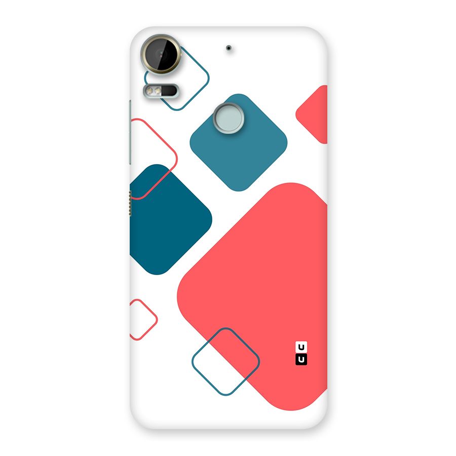 Square Pattern Beautiful Abstract Back Case for Desire 10 Pro