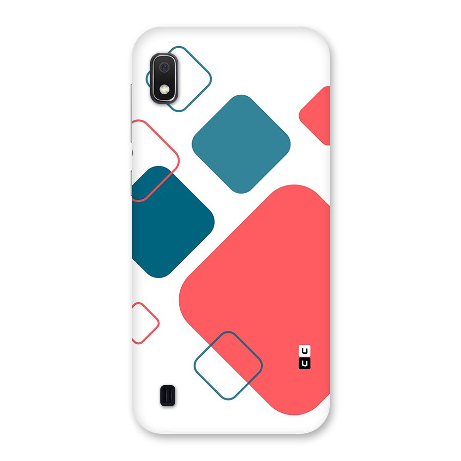 Square Pattern Beautiful Abstract Back Case for Galaxy A10