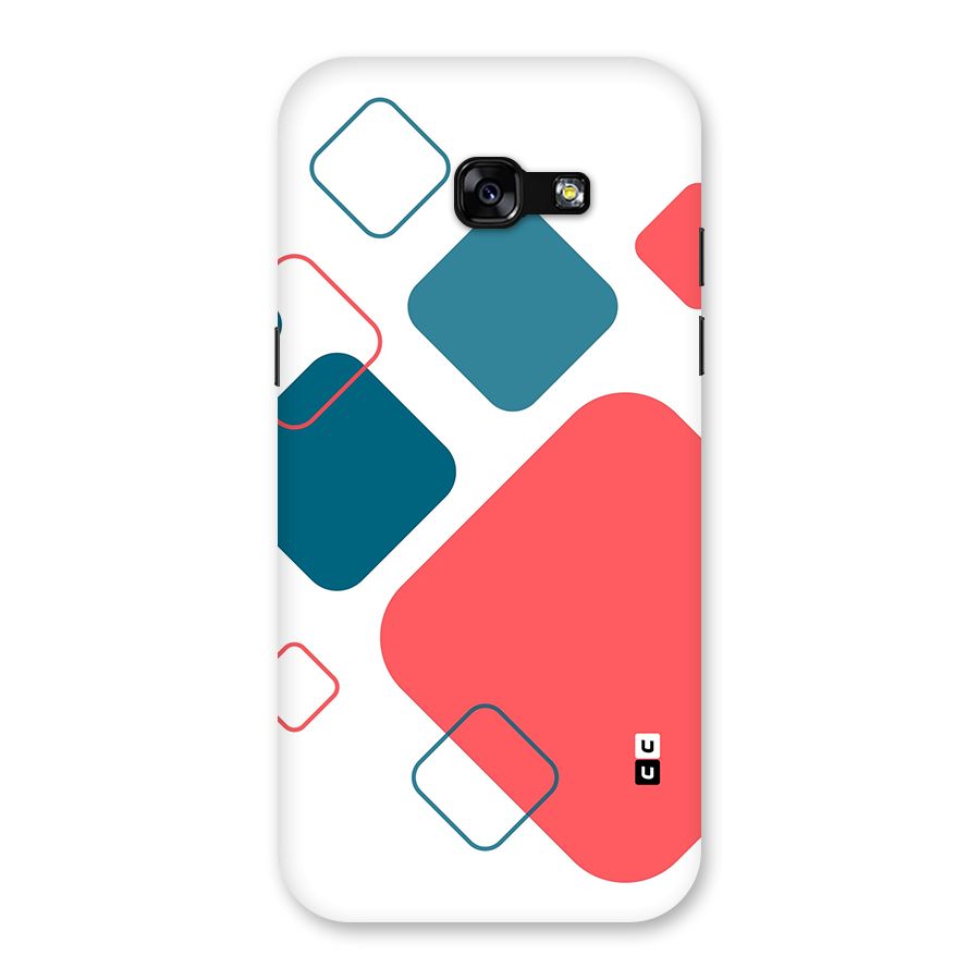 Square Pattern Beautiful Abstract Back Case for Galaxy A5 2017