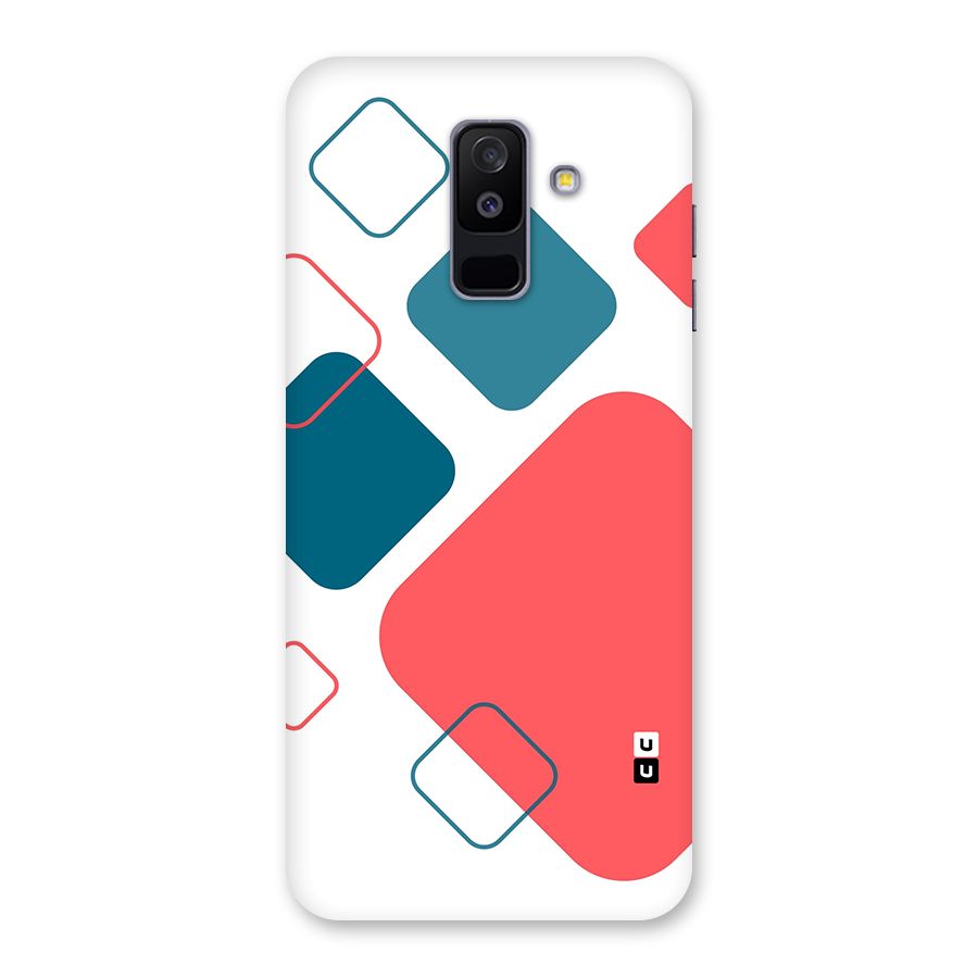 Square Pattern Beautiful Abstract Back Case for Galaxy A6 Plus