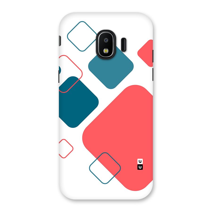 Square Pattern Beautiful Abstract Back Case for Galaxy J2 Pro 2018