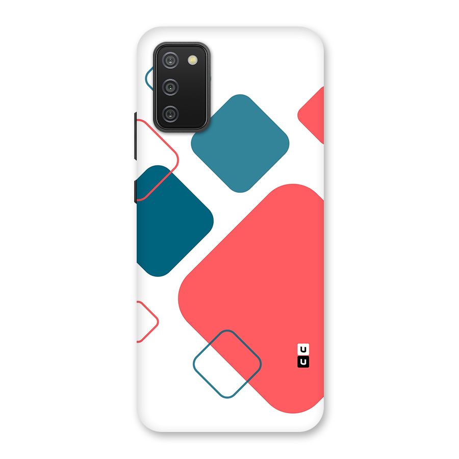 Square Pattern Beautiful Abstract Back Case for Galaxy M02s