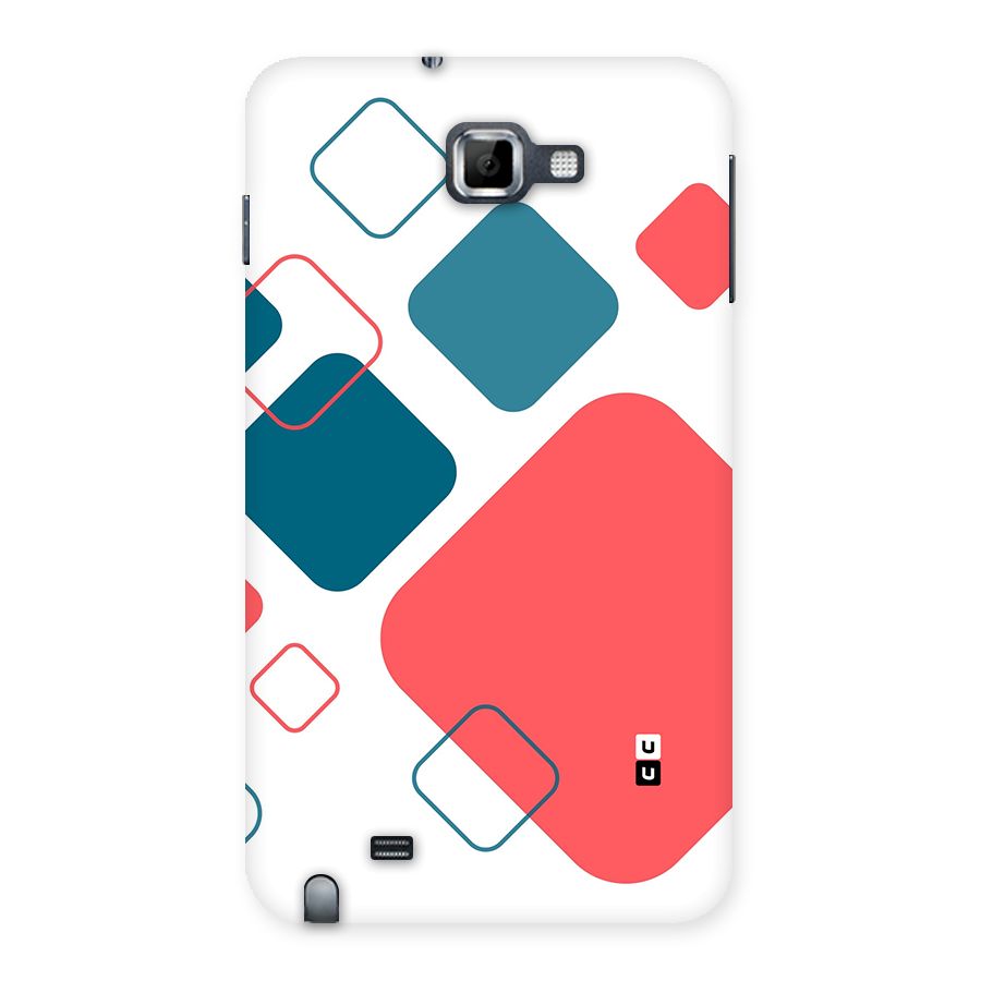 Square Pattern Beautiful Abstract Back Case for Galaxy Note