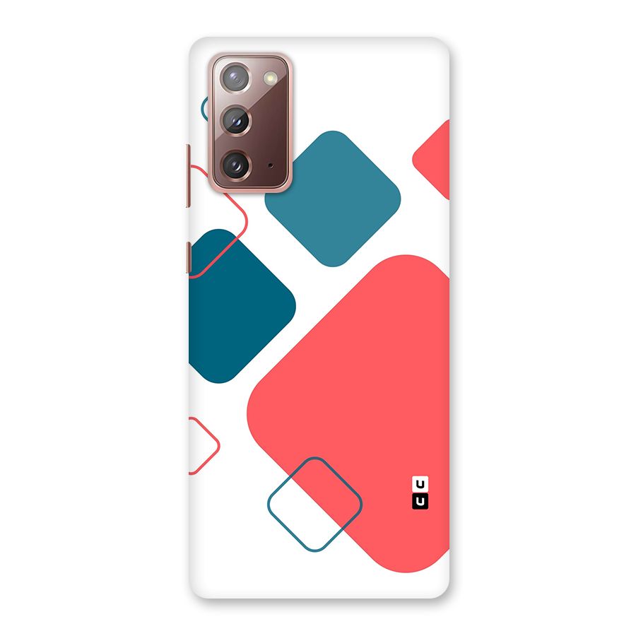 Square Pattern Beautiful Abstract Back Case for Galaxy Note 20