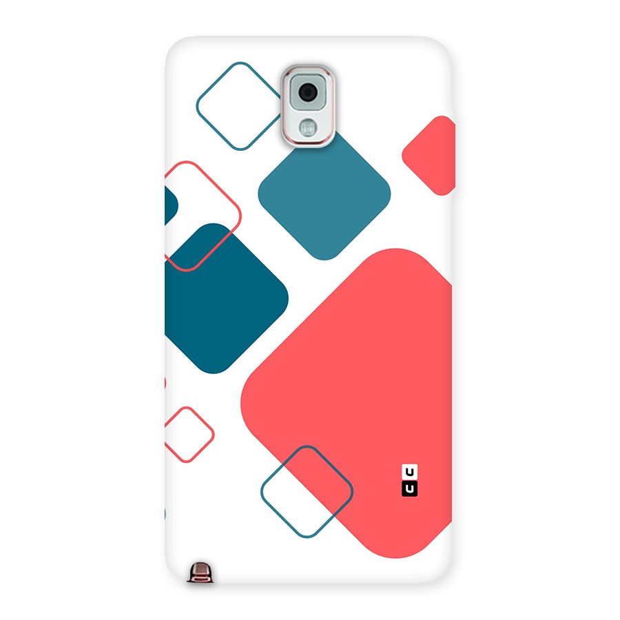 Square Pattern Beautiful Abstract Back Case for Galaxy Note 3