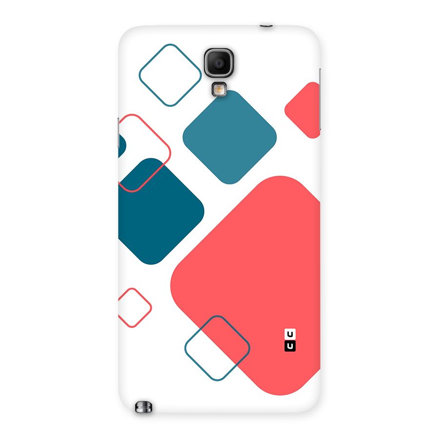 Square Pattern Beautiful Abstract Back Case for Galaxy Note 3 Neo
