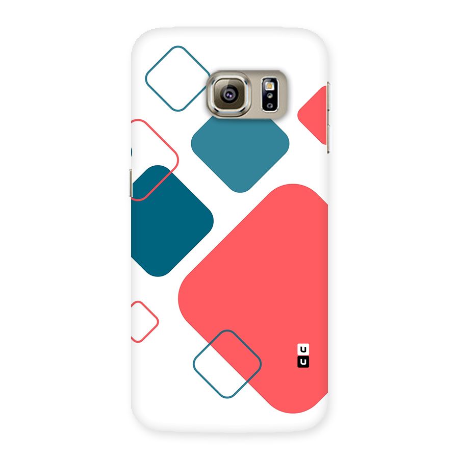 Square Pattern Beautiful Abstract Back Case for Galaxy S6 edge