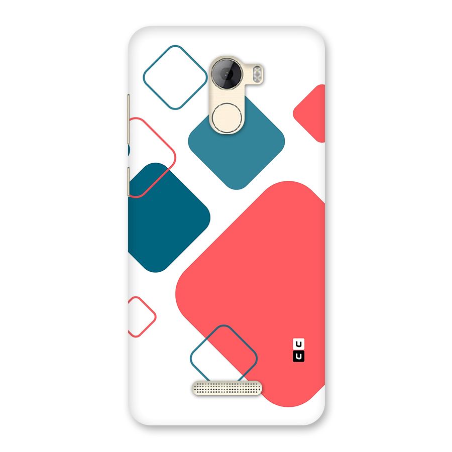 Square Pattern Beautiful Abstract Back Case for Gionee A1 LIte
