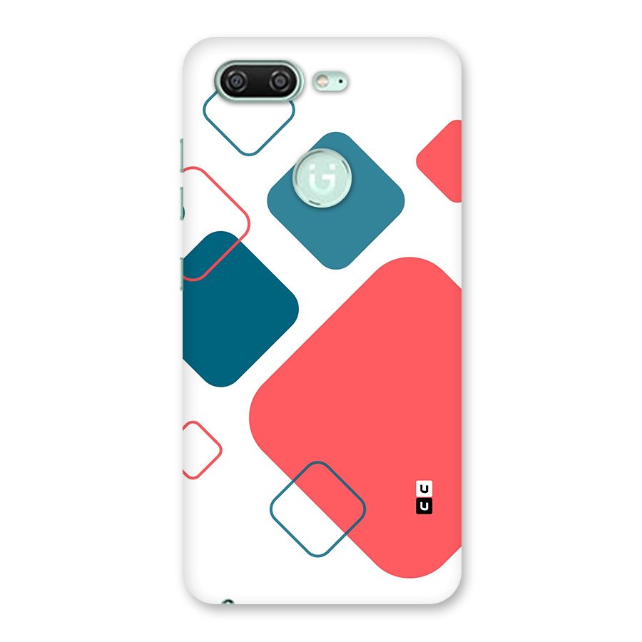 Square Pattern Beautiful Abstract Back Case for Gionee S10