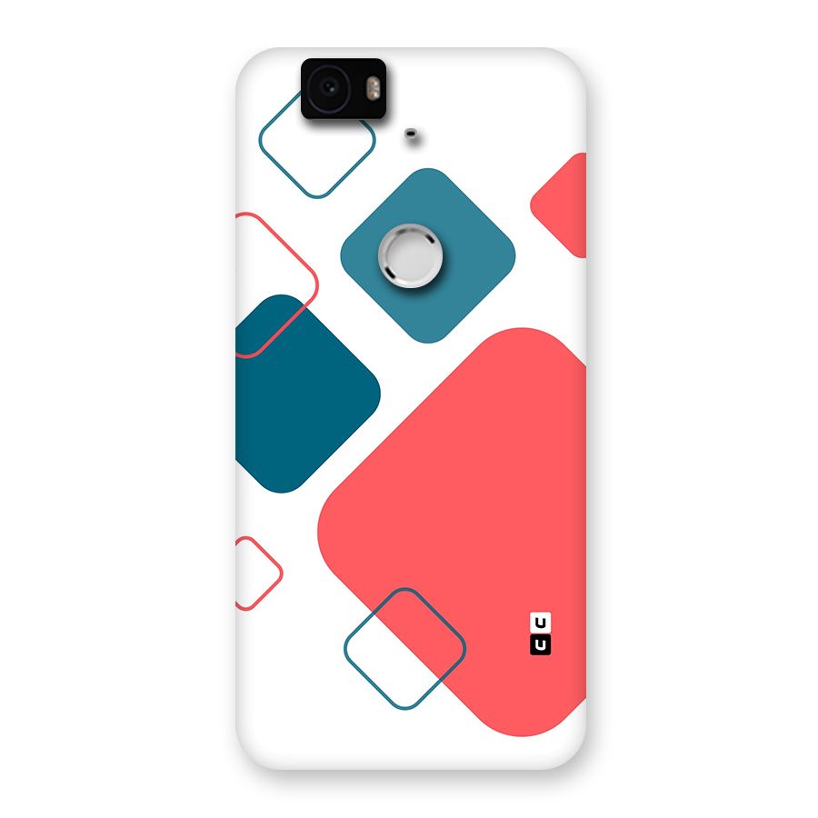 Square Pattern Beautiful Abstract Back Case for Google Nexus 6P