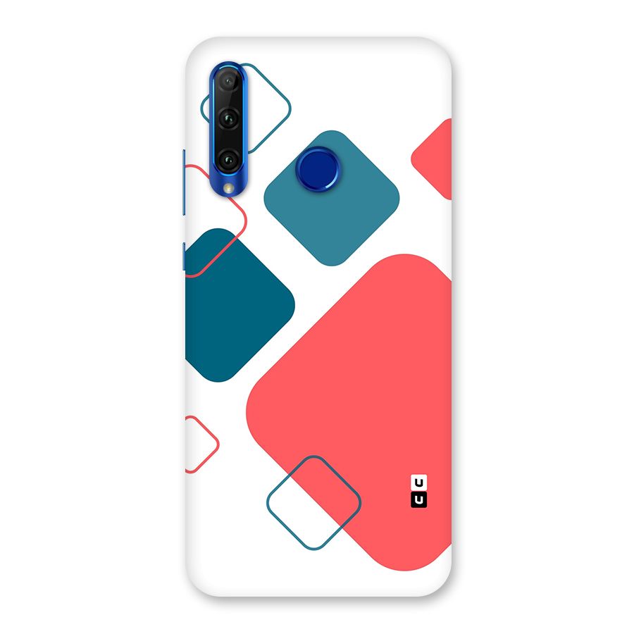Square Pattern Beautiful Abstract Back Case for Honor 20i