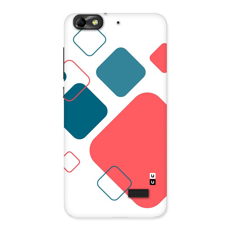 Square Pattern Beautiful Abstract Back Case for Honor 4C
